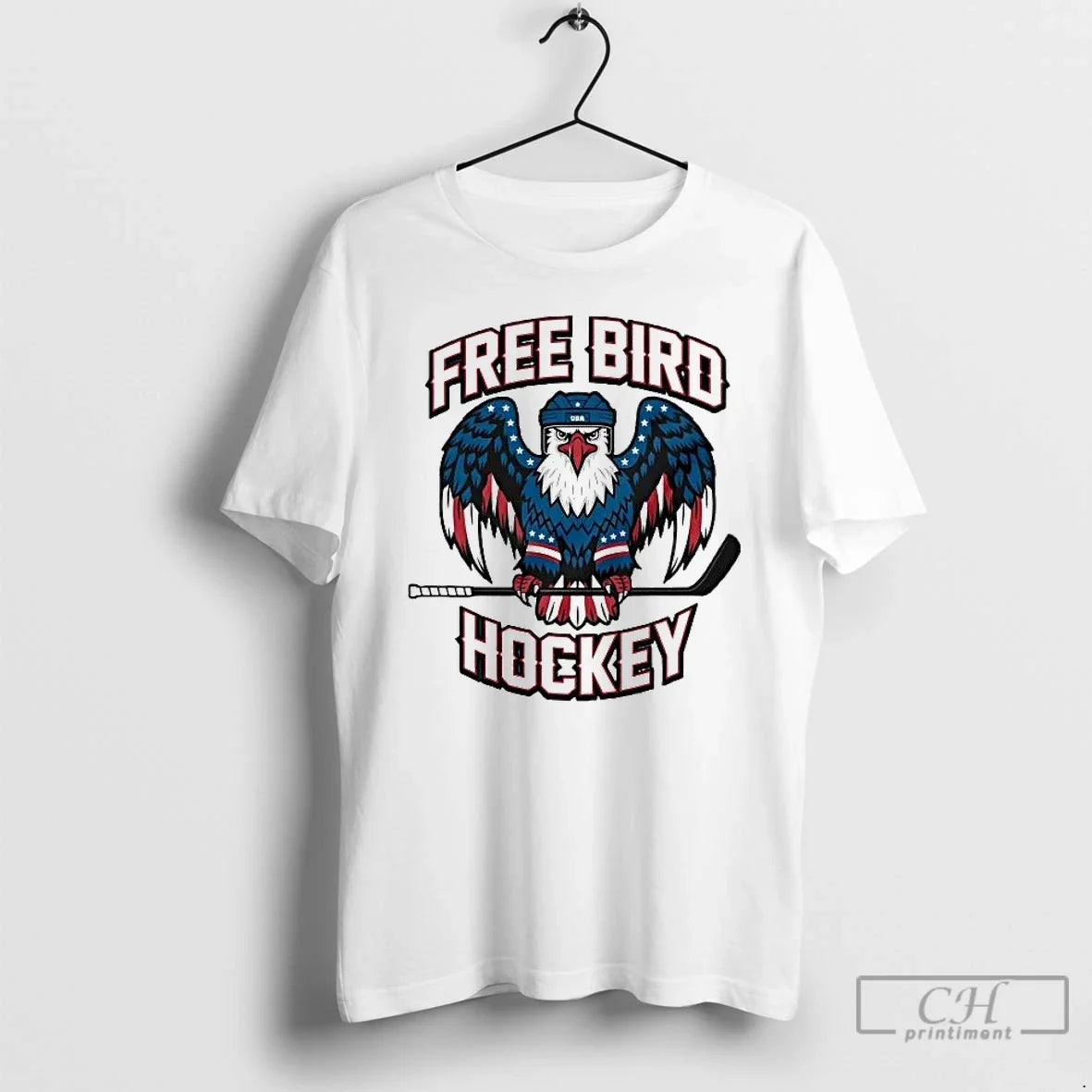 Usa Hockey Free Bird Hockey T-Shirts, Hoodie, Sweatshirt - T-Shirt, Sweatshirt, Hoodie