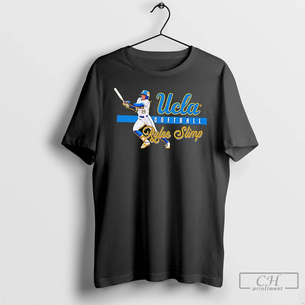 Premium Ucla Softball Featuring Rylee Slimp Illustration Tee Unisex T-shirt, Sweatshirt, Hoodie, Long Sleeve Tee - T-Shirt, Sweatshirt, Hoodie