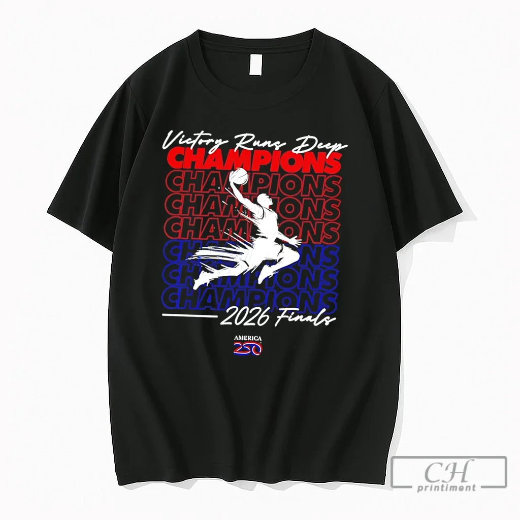 Premium Victory Runs Deep Champions 2026 Finals America 250 Tee Unisex T-shirt, Sweatshirt, Hoodie, Long Sleeve Tee - T-Shirt, Sweatshirt, Hoodie