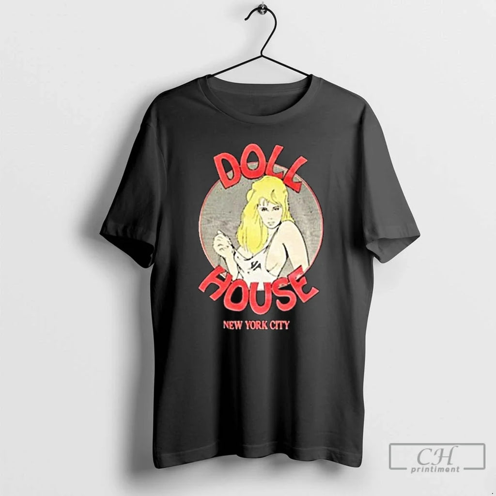 Premium Vintage 80s Doll House New York City Long Sleve T Shirts Unisex T-shirt, Sweatshirt, Hoodie, Long Sleeve Tee - T-Shirt, Sweatshirt, Hoodie
