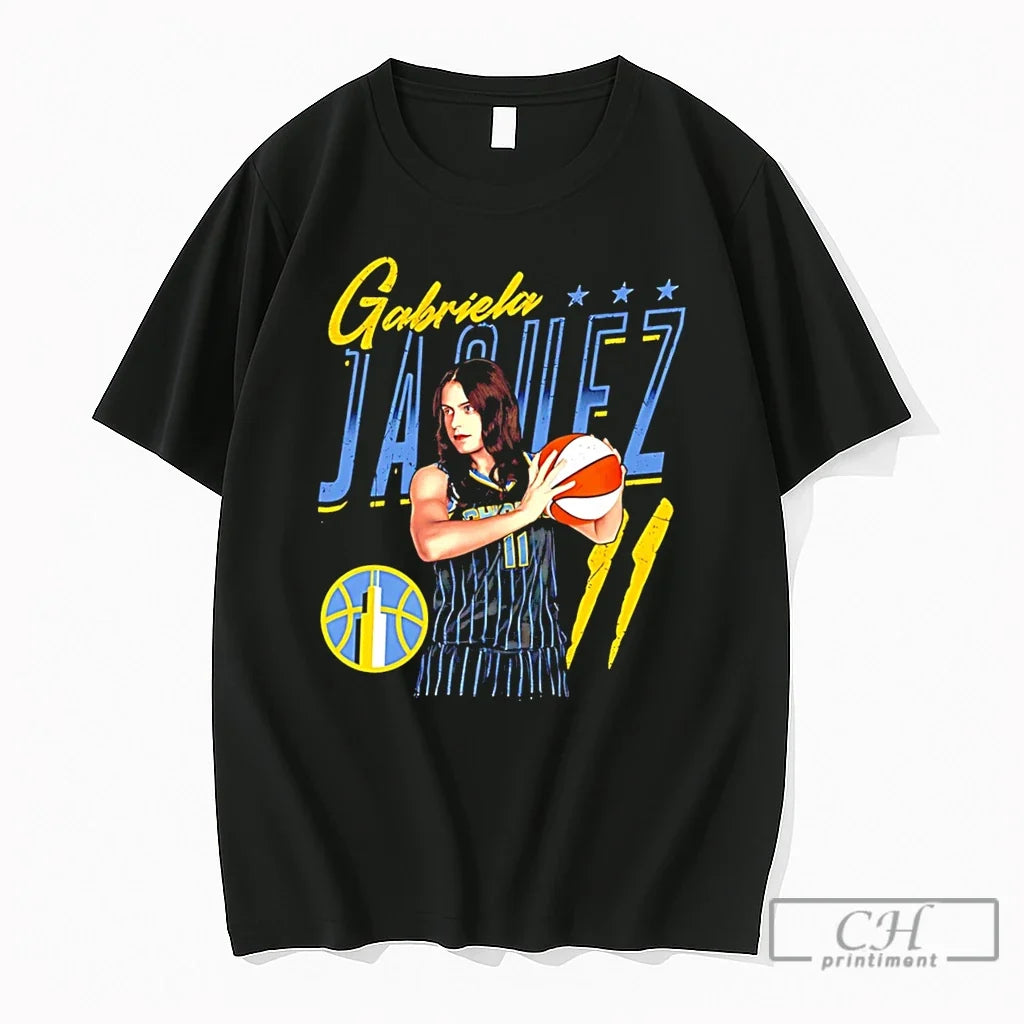 Premium Wnba Gabriela Jaquez Number 11 Illustration Tee Unisex T-shirt, Sweatshirt, Hoodie, Long Sleeve Tee - T-Shirt, Sweatshirt, Hoodie