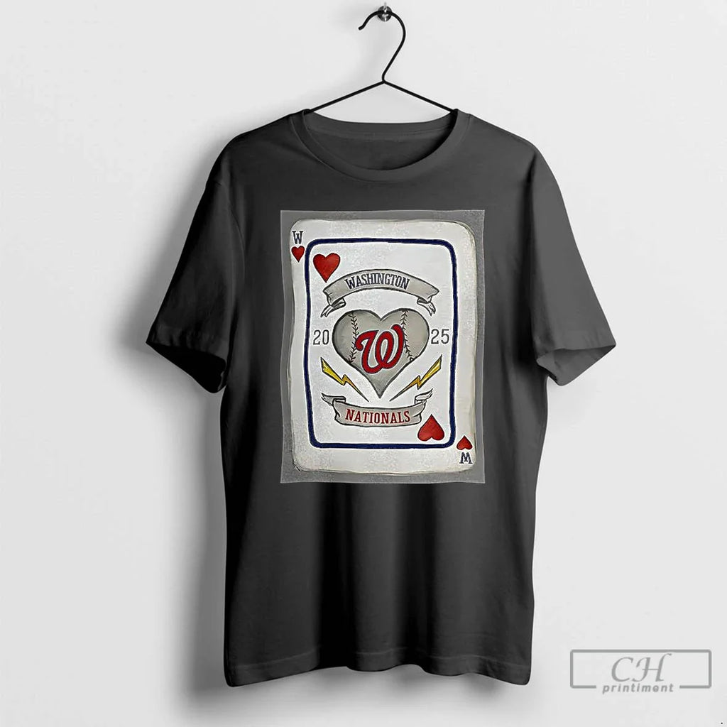 Premium Washington Nationals Basseball Card Heart X Tiny Turnip T Shirts Unisex T-shirt, Sweatshirt, Hoodie, Long Sleeve Tee - T-Shirt, Sweatshirt, Hoodie