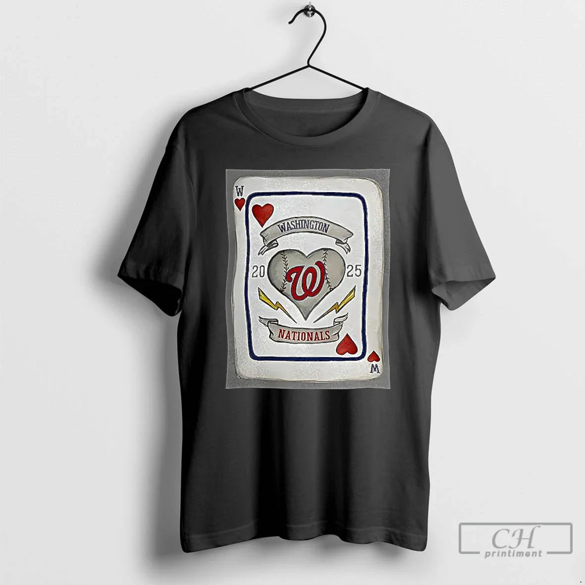 Premium Washington Nationals Basseball Card Heart X Tiny Turnip T Shirts Unisex T-shirt, Sweatshirt, Hoodie, Long Sleeve Tee - T-Shirt, Sweatshirt, Hoodie