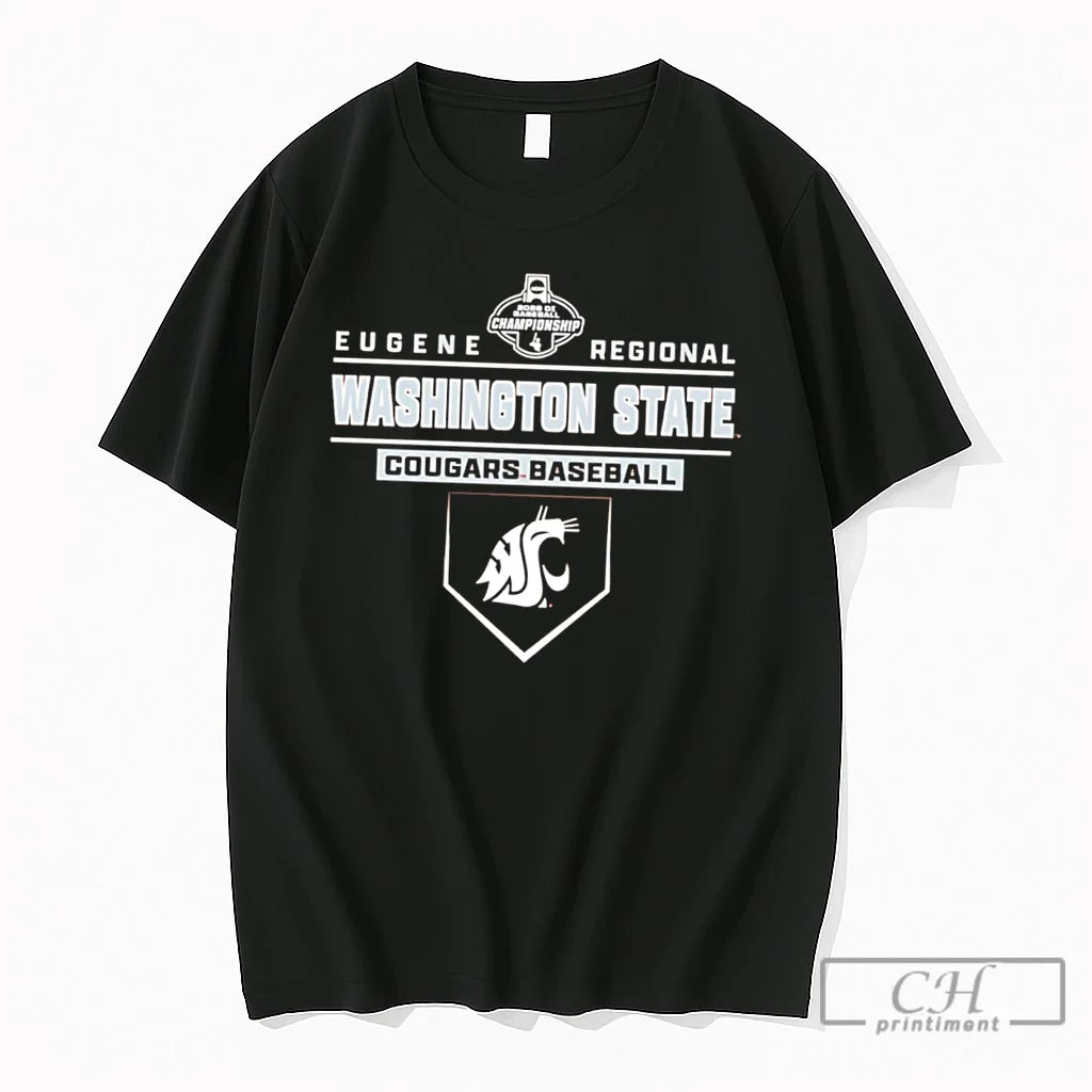 Premium Washington State Baseball 2026 Regional Bound Tee Unisex T-shirt, Sweatshirt, Hoodie, Long Sleeve Tee - T-Shirt, Sweatshirt, Hoodie