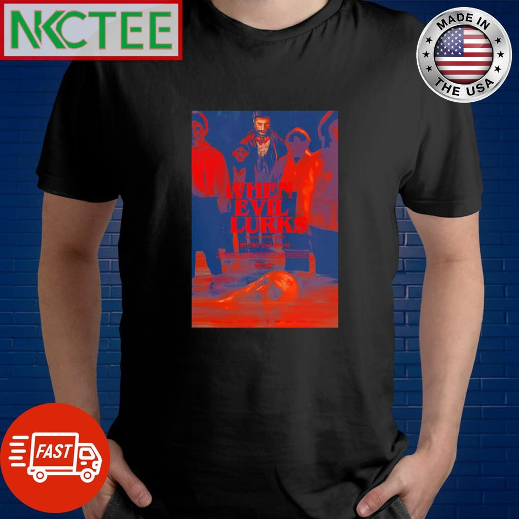 Premium When Evil Lurks 2023 Halloween shirt Unisex T-shirt, Sweatshirt, Hoodie, Long Sleeve Tee - T-Shirt, Sweatshirt, Hoodie