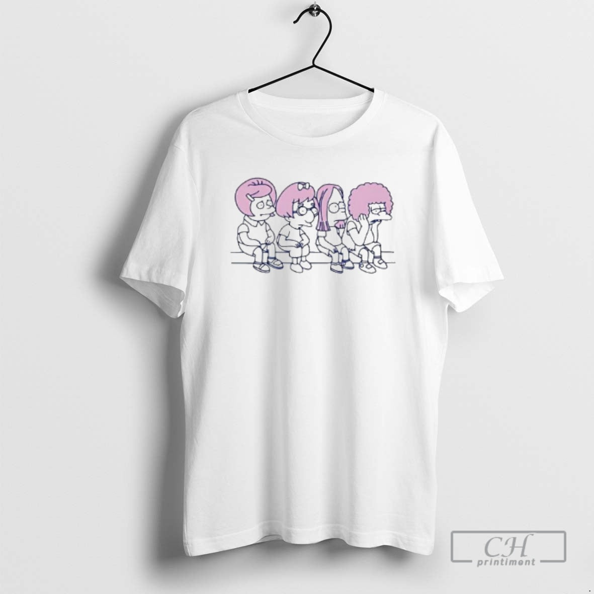 Wigs Simpsons Characters Shirt T-Shirts, Hoodie, Sweatshirt - T-Shirt, Sweatshirt, Hoodie