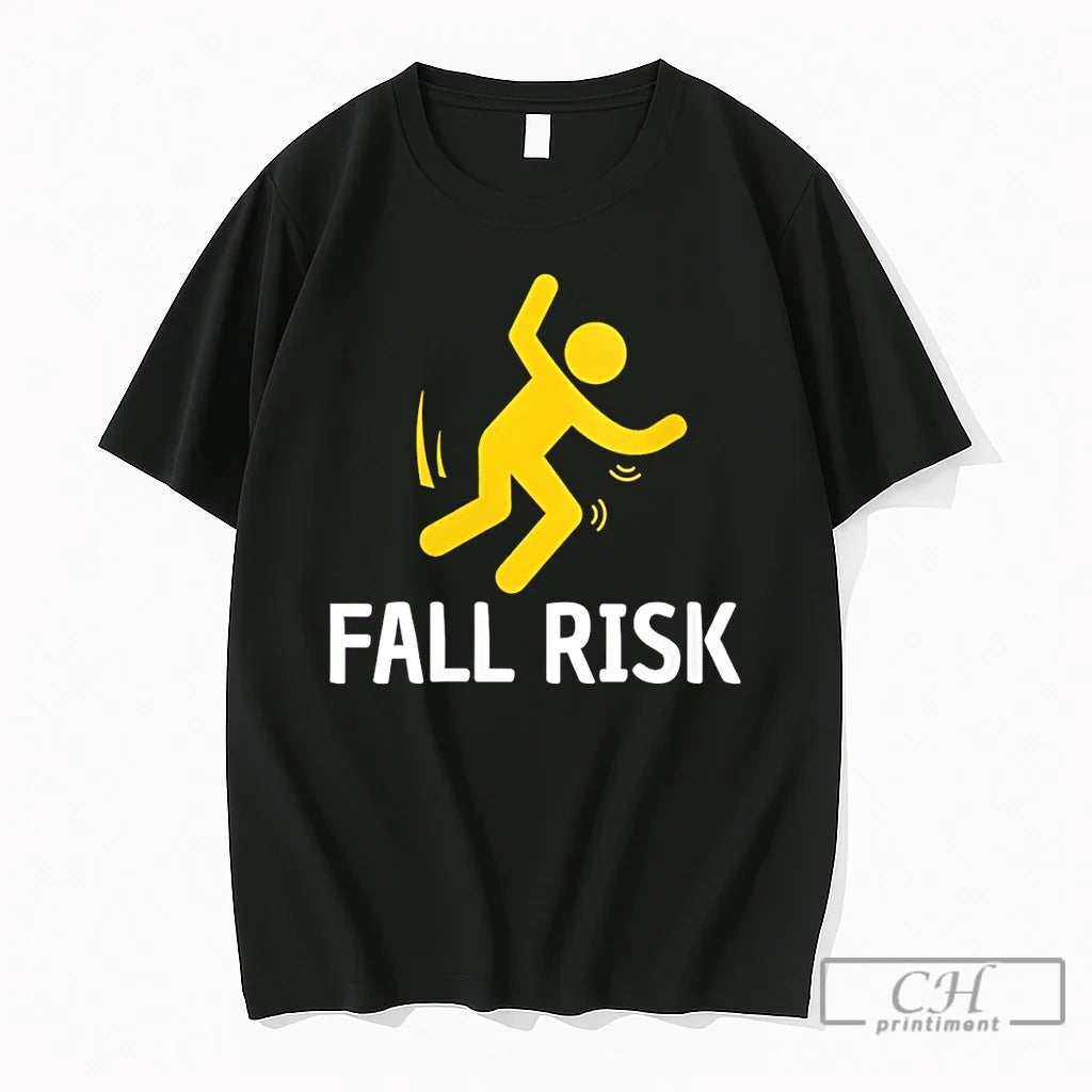 Premium Womens Fall Risk Balance Issues Funny Fall Risk Unisex T-shirt, Sweatshirt, Hoodie, Long Sleeve Tee - T-Shirt, Sweatshirt, Hoodie
