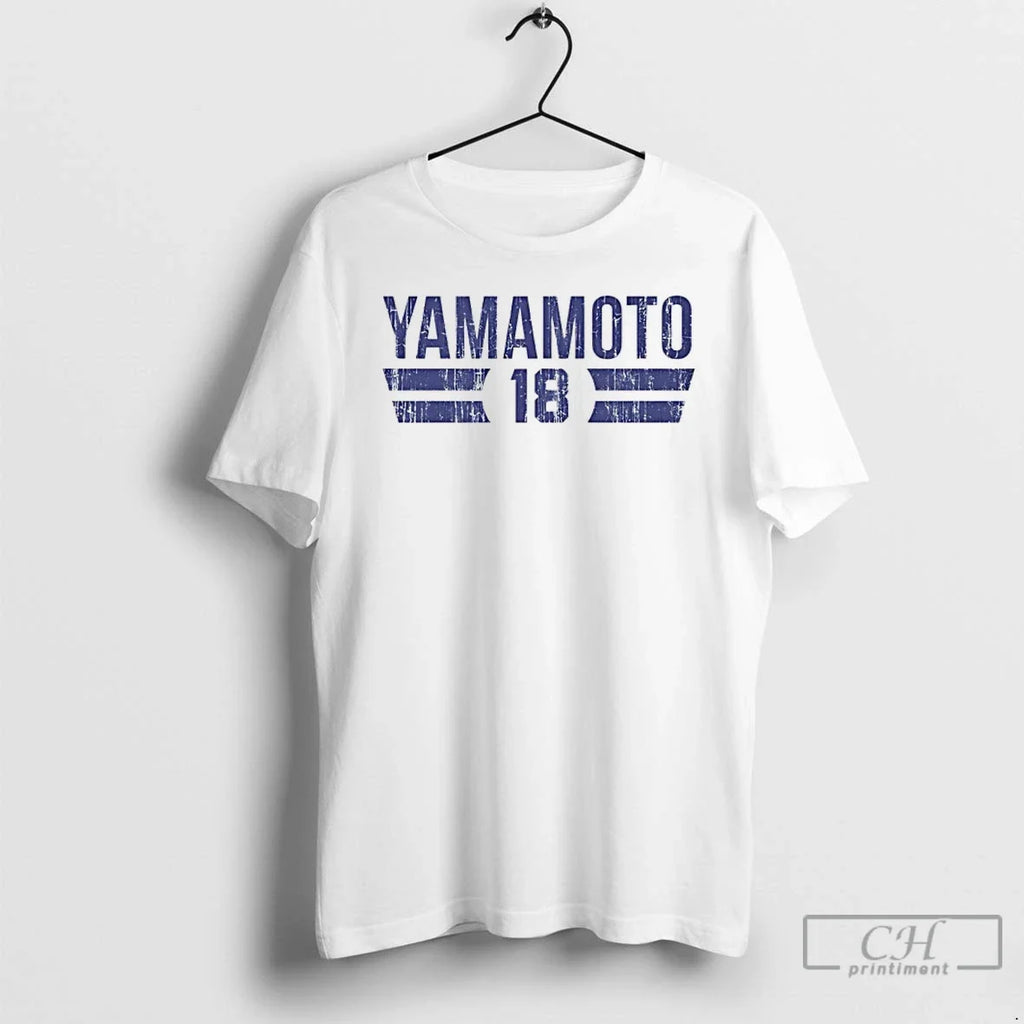 Yoshinobu Yamamoto 18 Los Angeles Dodgers Player Name Number T-Shirts, Hoodie, Sweatshirt - T-Shirt, Sweatshirt, Hoodie
