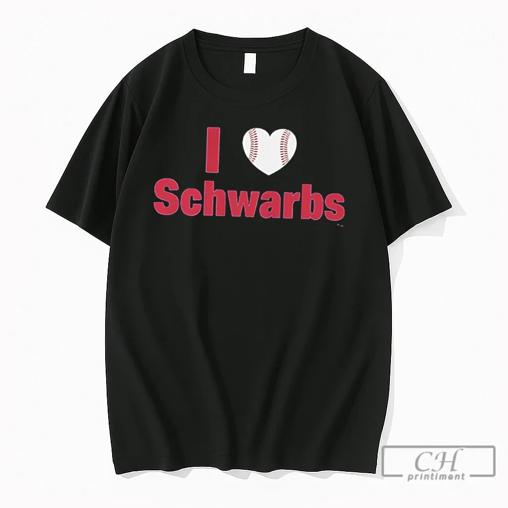 Premium Lwldtr9k Kyle Schwarber Philadelphia Phillies I Love The Schwarbs Heart Tee T Shirts Sweater - T-Shirt, Sweatshirt, Hoodie