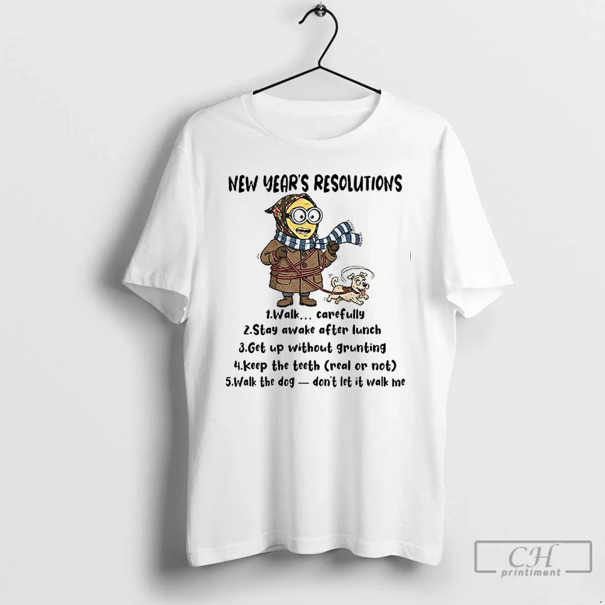 New Years Resolutions Walk Carefully Stay Awake After Lunch Get Up Without Grunting T-Shirts, Hoodie, Sweatshirt - T-Shirt, Sweatshirt, Hoodie