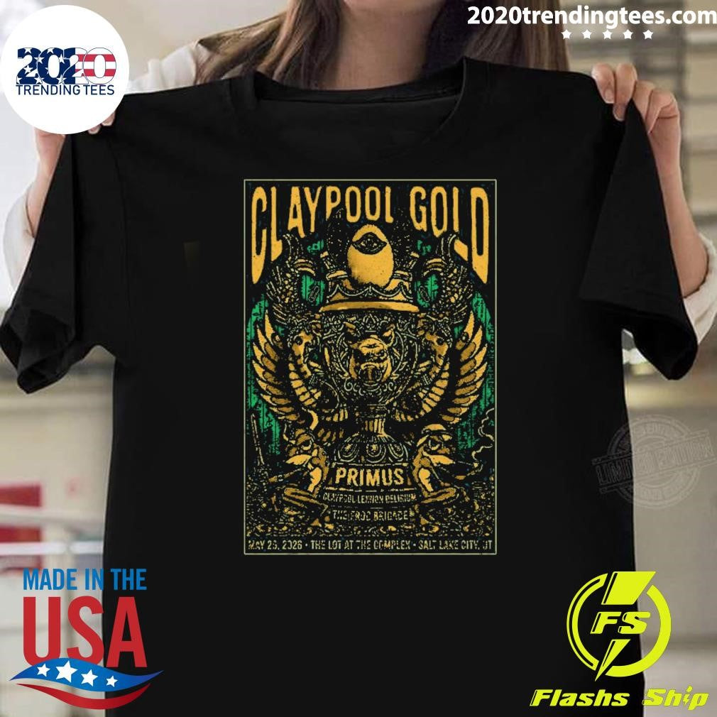 Primus 5 26 2026 Salt Lake City Ut Poster Shirt Unisex T-shirt, Sweatshirt, Hoodie, Long Sleeve Tee - T-Shirt, Sweatshirt, Hoodie