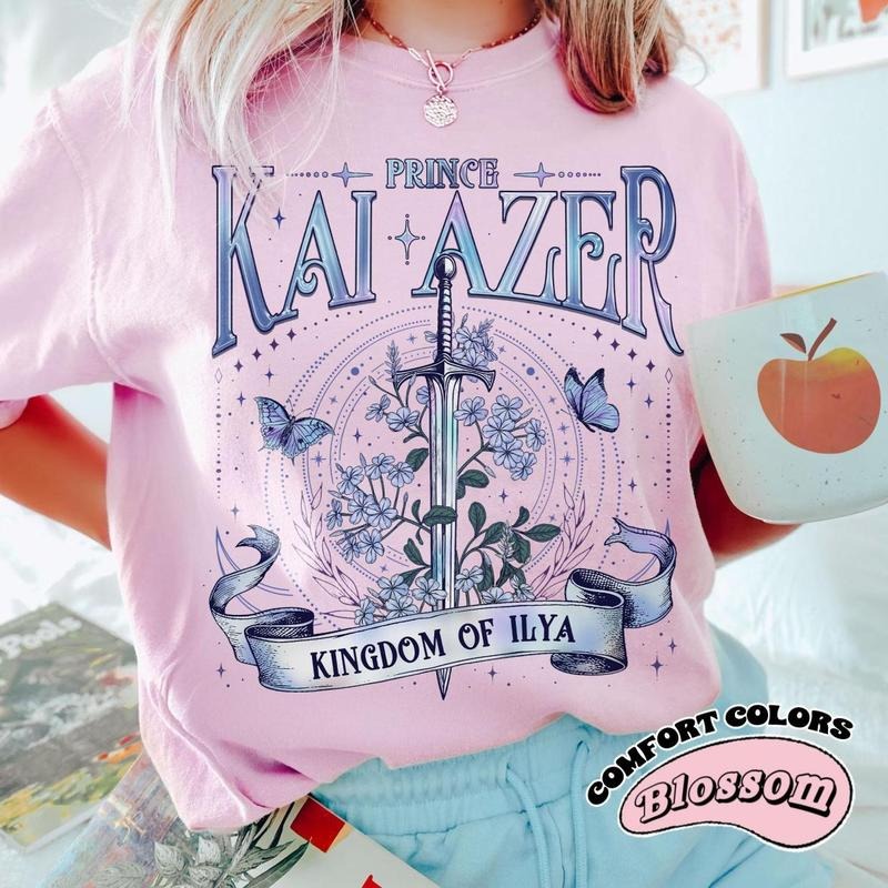 Prince Kai Azer Comfort Color Kingdom Ilya Powerless Shirt Kai Paedyn Fan Romantasy T-Shirts, Hoodie, Sweatshirt - T-Shirt, Sweatshirt, Hoodie