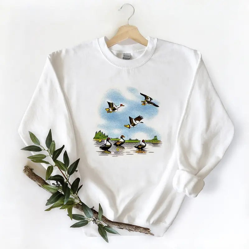 Print Mallard Ducks Duck Hunters Husbands Mallard Duck Lovers T-Shirts, Hoodie, Sweatshirt - T-Shirt, Sweatshirt, Hoodie