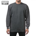 Pro Club Plain Blank Crew Neck Fleece 9oz Casual Classic Cotton Menswear Tops Long Sleeve T-Shirts, Hoodie, Sweatshirt - T-Shirt, Sweatshirt, Hoodie