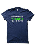 Programming Is Thinking Not Typing Navy Blue T-Shirts, Hoodie, Sweatshirt - T-Shirt, Sweatshirt, Hoodie