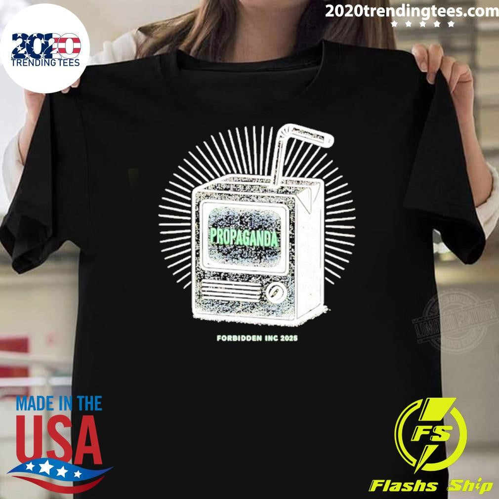 Propaganda Television Juice Box Shirt Unisex T-shirt, Sweatshirt, Hoodie, Long Sleeve Tee - T-Shirt, Sweatshirt, Hoodie