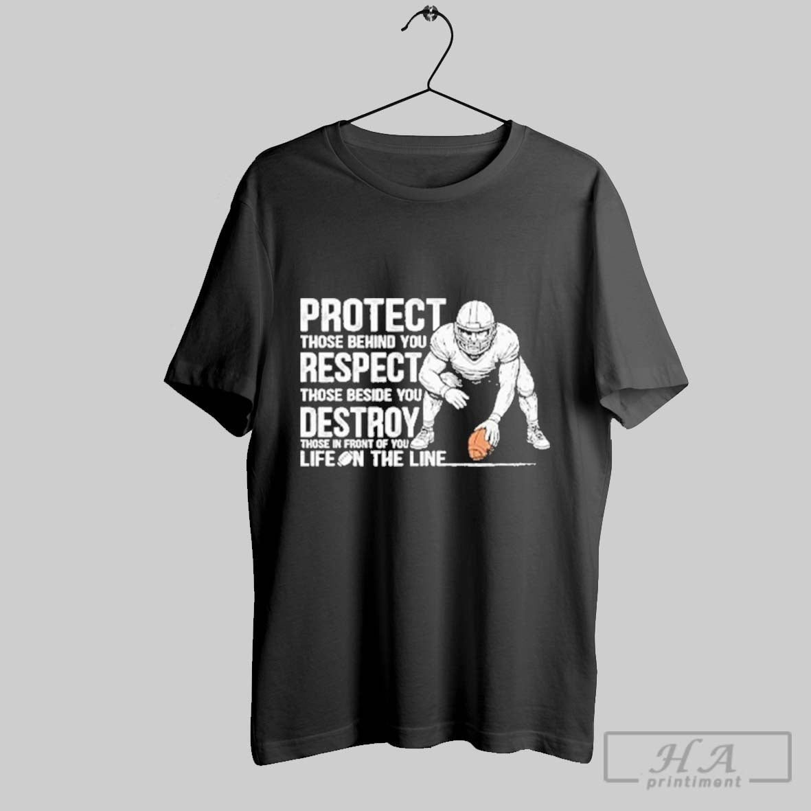 Protect Those Behind You Offensive Lineman Unisex T-shirt, Sweatshirt, Hoodie, Long Sleeve Tee - T-Shirt, Sweatshirt, Hoodie