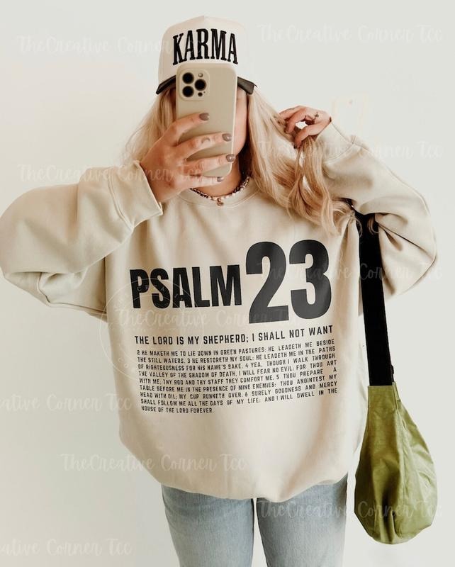 Psalm 23 Christian Bible Verse Jesus Shirt Christian Christian God T-Shirts, Hoodie, Sweatshirt - T-Shirt, Sweatshirt, Hoodie