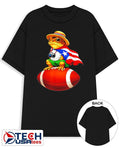 Puerto Rico Coqui Frog Football shirt Unisex T-shirt, Sweatshirt, Hoodie, Long Sleeve Tee - T-Shirt, Sweatshirt, Hoodie