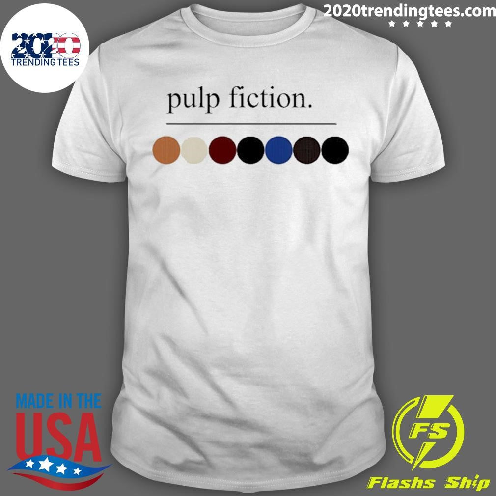 Pulp Fiction Colors Graphic Shirt Unisex T-shirt, Sweatshirt, Hoodie, Long Sleeve Tee - T-Shirt, Sweatshirt, Hoodie