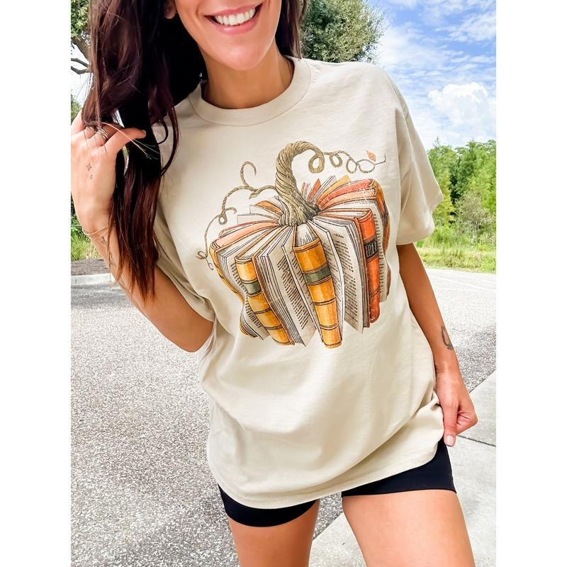 Pumpkin Book Top T-Shirts, Hoodie, Sweatshirt - T-Shirt, Sweatshirt, Hoodie