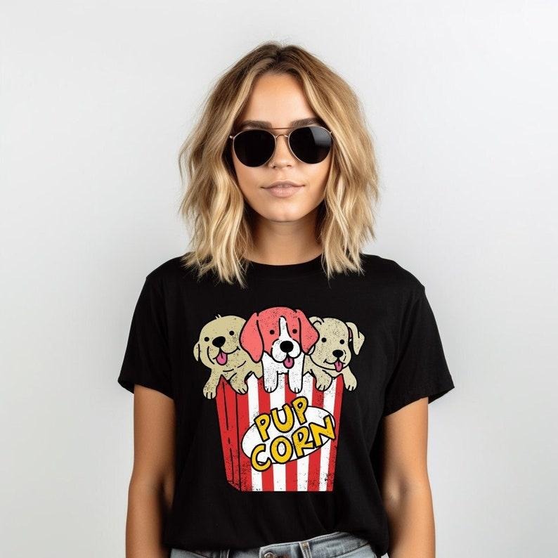 Pup Corn Funny Shirt Cute Animal Shirt Puppy Shirt Funny Dog Shirt Pun Shirt Pet Owner Shirt Dog Lover Silly T-Shirts, Hoodie, Sweatshirt - T-Shirt, Sweatshirt, Hoodie