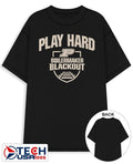 Purdue Boilermakers Basketball Blackout Play Hard shirt Unisex T-shirt, Sweatshirt, Hoodie, Long Sleeve Tee - T-Shirt, Sweatshirt, Hoodie