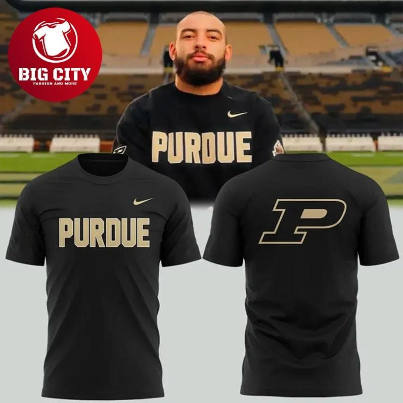 Purdue Boilermakers New Logo Two Sided Shirt Unisex T-shirt, Sweatshirt, Hoodie, Long Sleeve Tee - T-Shirt, Sweatshirt, Hoodie
