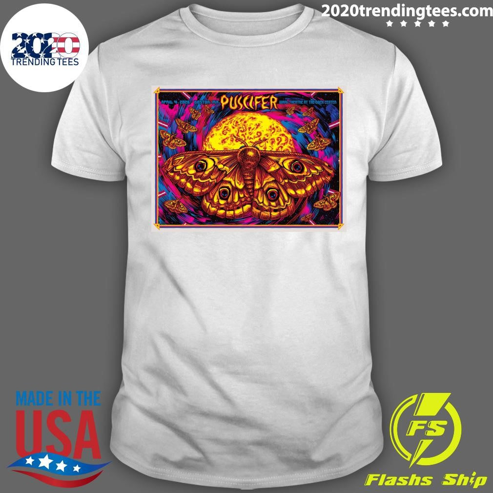 Puscifer April 4, 2026 Boston MA Wang Theatre At The Doch Center Shirt Unisex T-shirt, Sweatshirt, Hoodie, Long Sleeve Tee - T-Shirt, Sweatshirt, Hoodie