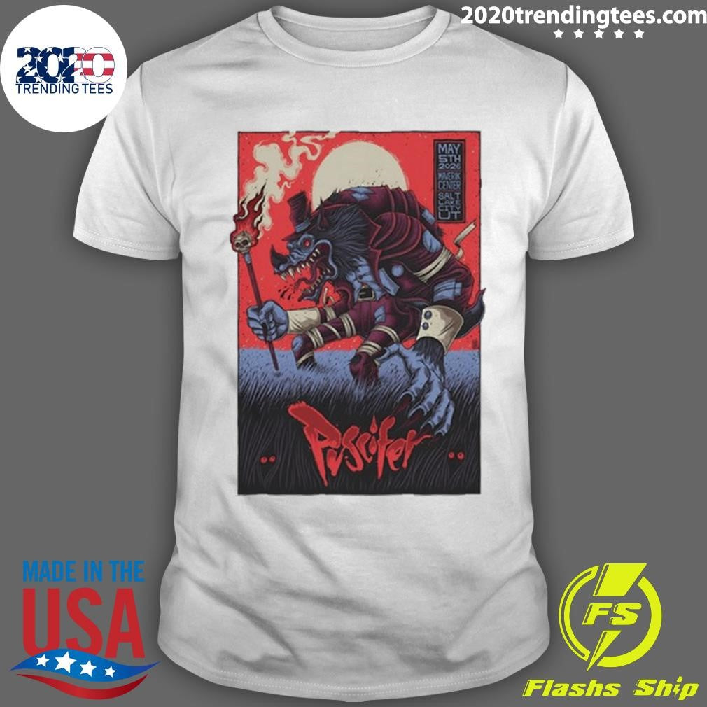 Puscifer May 5 2026, Salt Lake City UT Shirt Unisex T-shirt, Sweatshirt, Hoodie, Long Sleeve Tee - T-Shirt, Sweatshirt, Hoodie