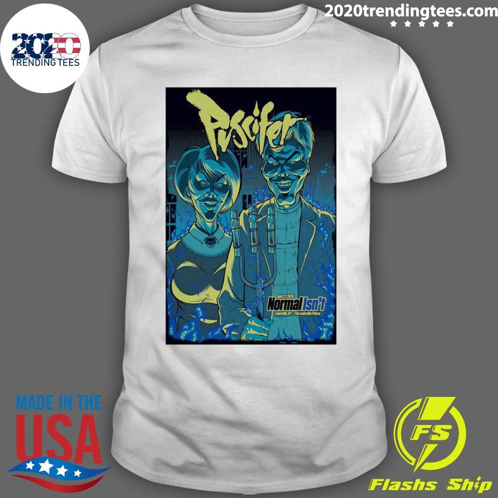 Puscifer The Normal Isnt Tour 2026 Louisville, KY Shirt Unisex T-shirt, Sweatshirt, Hoodie, Long Sleeve Tee - T-Shirt, Sweatshirt, Hoodie