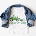 Pushin My Luck Construction St Patrick'S Day Watercolor St Patty'S Shirt T-Shirts, Hoodie, Sweatshirt - T-Shirt, Sweatshirt, Hoodie