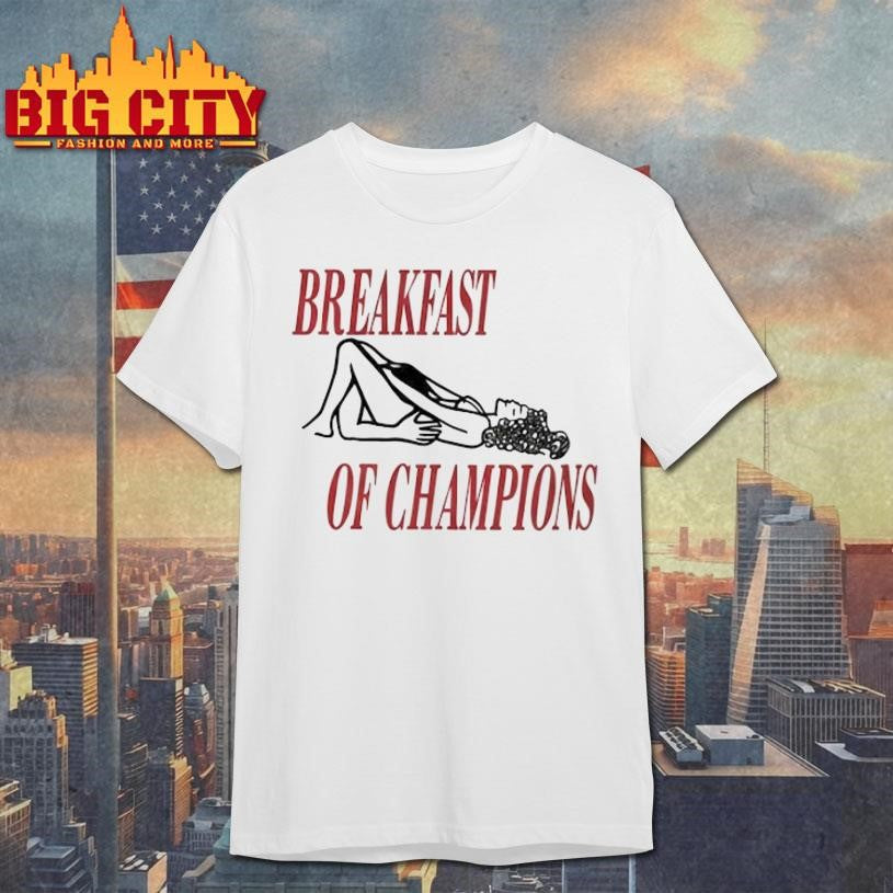 Pussy Breakfast Of Champions Shirt Unisex T-shirt, Sweatshirt, Hoodie, Long Sleeve Tee - T-Shirt, Sweatshirt, Hoodie