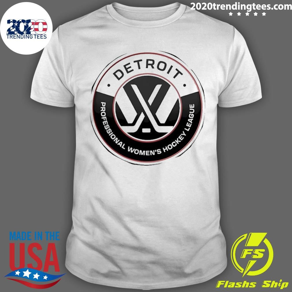 Pwhl Detroit Team 2026 Logo Shirt Unisex T-shirt, Sweatshirt, Hoodie, Long Sleeve Tee - T-Shirt, Sweatshirt, Hoodie