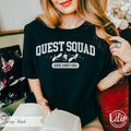 Quest Squad Shirt Fourth Wing Shirt Onyx Storm Ridoc Dragon Gryphon Varsity Romantasy Book Booktok Basgiath War College T-Shirts, Hoodie, Sweatshirt - T-Shirt, Sweatshirt, Hoodie