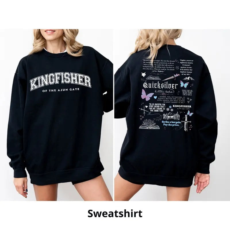 Quicksilver Book Fantasy Bookish Inspired Callie Hart Kingfisher Fantasy Novel Romantasy Bookish T-Shirts, Hoodie, Sweatshirt - T-Shirt, Sweatshirt, Hoodie