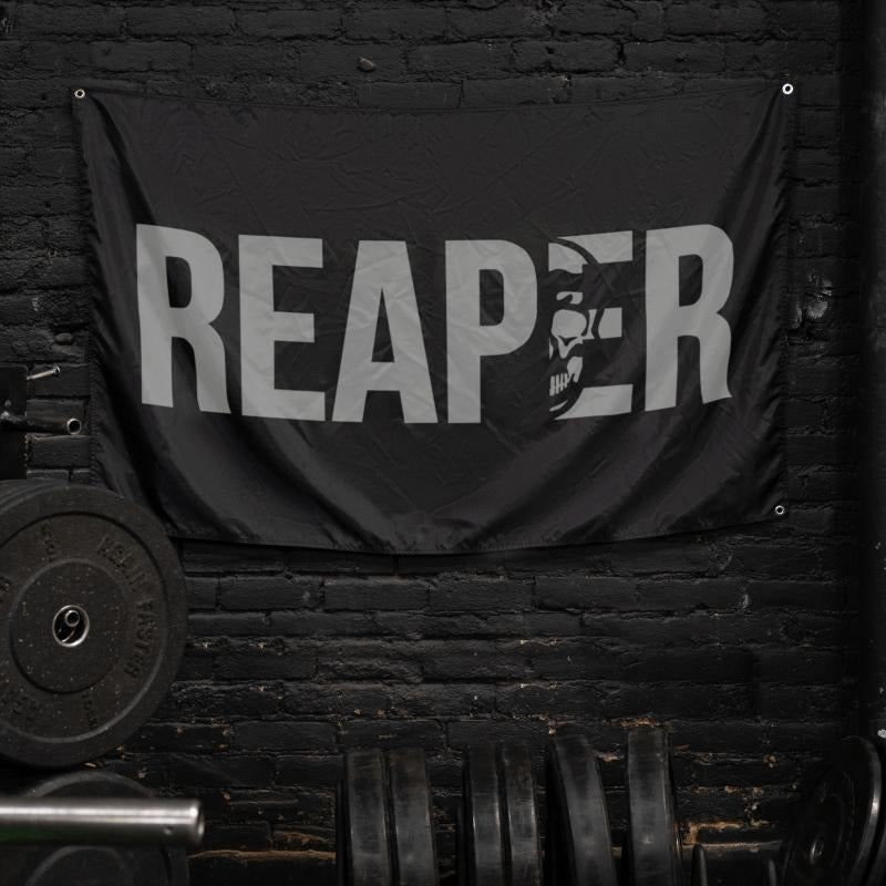 REAPER Gym Flag Classic Black White Weight Training Fitness Equipment Durable 100% Nylon Material T-Shirts, Hoodie, Sweatshirt - T-Shirt, Sweatshirt, Hoodie
