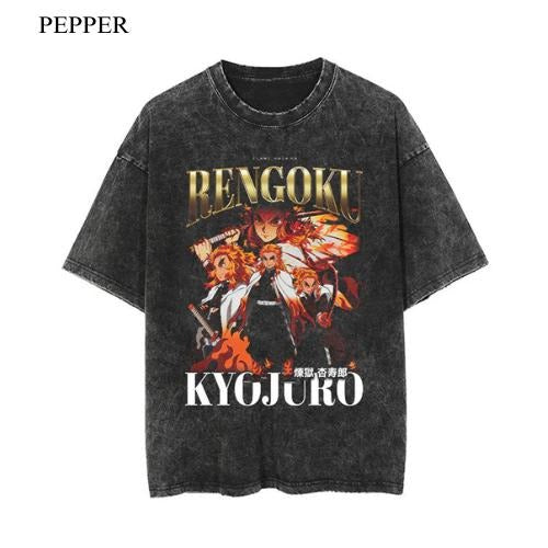 RENGOKU VINTAGE OVERSIZE ANIME Menswear Top T-Shirts, Hoodie, Sweatshirt - T-Shirt, Sweatshirt, Hoodie