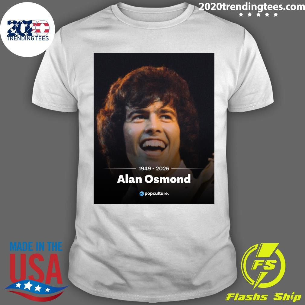 RIP Alan Osmond 1949-2026 Shirt Unisex T-shirt, Sweatshirt, Hoodie, Long Sleeve Tee - T-Shirt, Sweatshirt, Hoodie