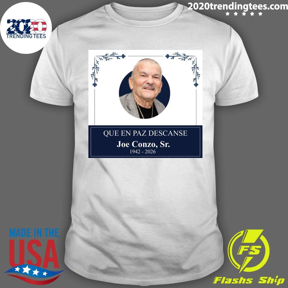RIP Joe Conzo Sr. 1942-2026 Shirt Unisex T-shirt, Sweatshirt, Hoodie, Long Sleeve Tee - T-Shirt, Sweatshirt, Hoodie