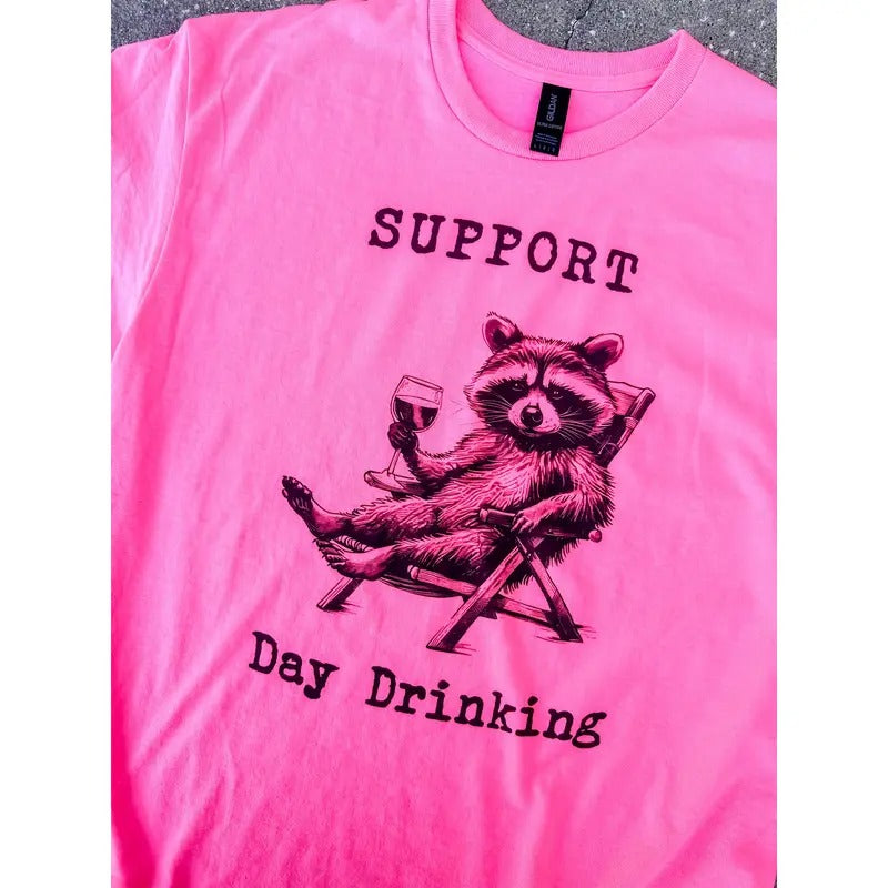 Raccoon Day Drinking T-Shirts, Hoodie, Sweatshirt - T-Shirt, Sweatshirt, Hoodie