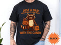 Racoon Dad Who Always Came Back Candy Halloween Racoon Mom Halloween Shirt Spooky Dad Shit Halloween Couples Shirt Halloween Dad T-Shirts, Hoodie, Sweatshirt - T-Shirt, Sweatshirt, Hoodie