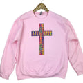 Rainbow Chenille Cross Patch LIGHT PINK T-Shirts, Hoodie, Sweatshirt - T-Shirt, Sweatshirt, Hoodie