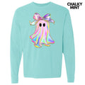 Rainbow Sparkle Ghost Long Sleeve Comfort Colors 'NLB' T-Shirts, Hoodie, Sweatshirt - T-Shirt, Sweatshirt, Hoodie
