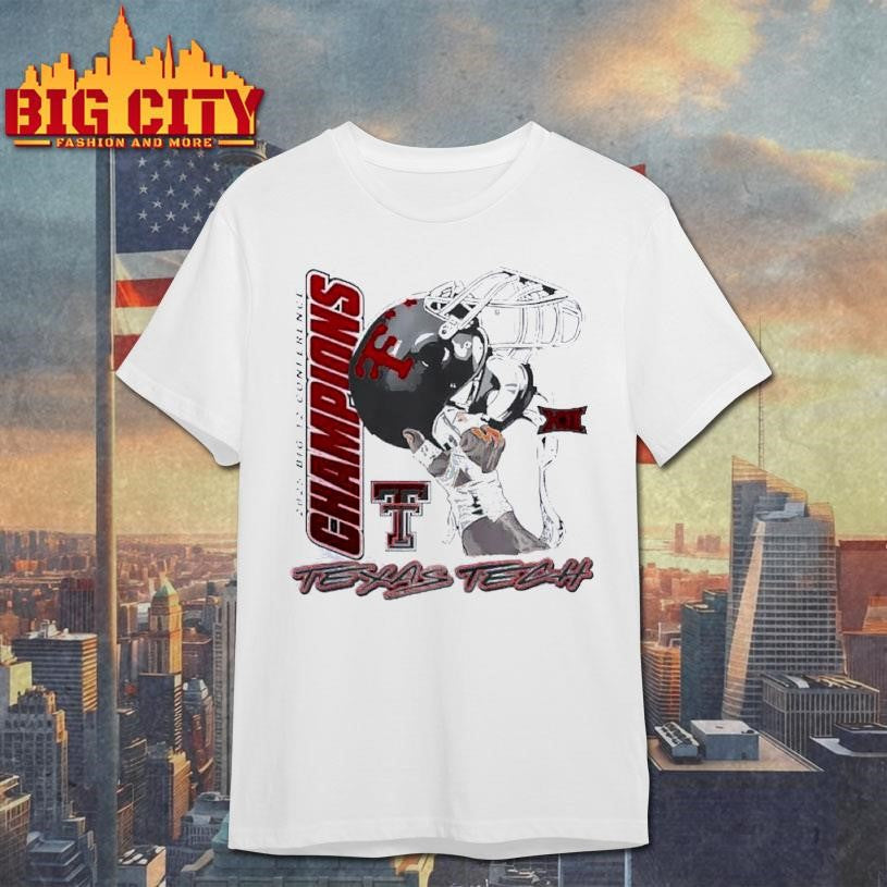 Raise Em Up 2025 Big 12 Conference Champions Texas Tech Red Raiders Helmet Shirt Unisex T-shirt, Sweatshirt, Hoodie, Long Sleeve Tee - T-Shirt, Sweatshirt, Hoodie
