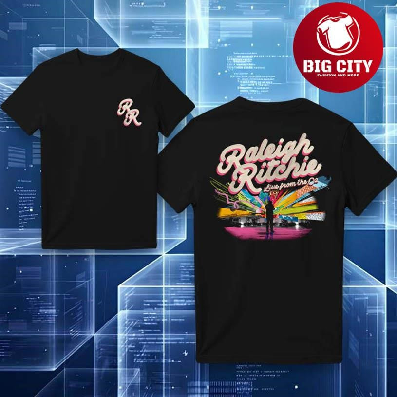 Raleigh Ritchie Live From The O2 2025 Event Two Sided Shirt Unisex T-shirt, Sweatshirt, Hoodie, Long Sleeve Tee - T-Shirt, Sweatshirt, Hoodie