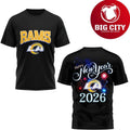 Rams Happy New Year 2026 Two Sided Shirt Unisex T-shirt, Sweatshirt, Hoodie, Long Sleeve Tee - T-Shirt, Sweatshirt, Hoodie