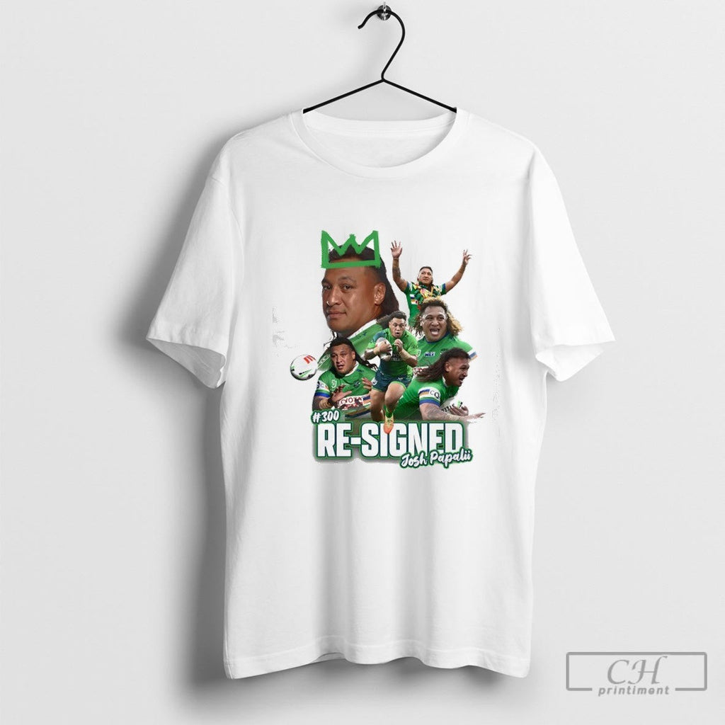 Re Signed Josh Papalii Canberra Raiders Club Shirt Sweater Unisex T-shirt, Sweatshirt, Hoodie, Long Sleeve Tee - T-Shirt, Sweatshirt, Hoodie