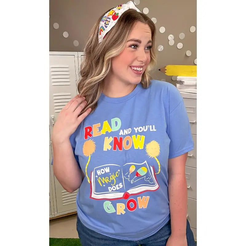 Read Know Grow Fun Learning #ReadKnowGrow #TeacherTee #SchoolSpirit T-Shirts, Hoodie, Sweatshirt - T-Shirt, Sweatshirt, Hoodie