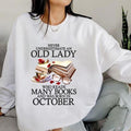 Reading Books Lovers Custom Shirt Never Underestimate Old Lady Who Reads Many Books October Bookish T-Shirts, Hoodie, Sweatshirt - T-Shirt, Sweatshirt, Hoodie